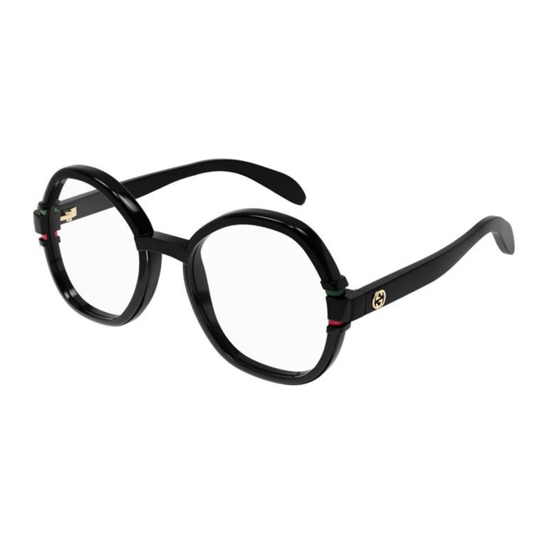 Gucci GG1069O 001 Preto - Grau - 53 mm