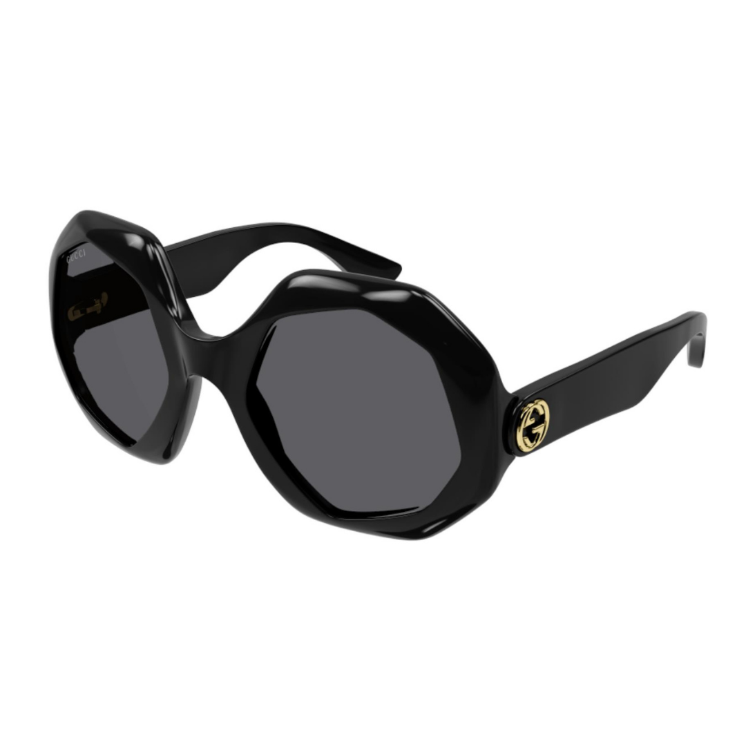 Gucci GG1242S 001 Preto - Sol - 57 mm