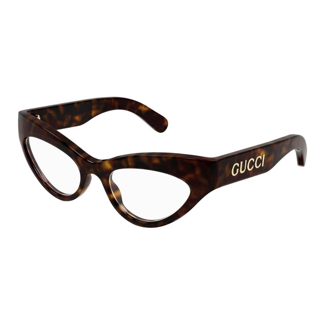 Gucci GG1295O 003 Marrom Mesclado - Grau - 53 mm