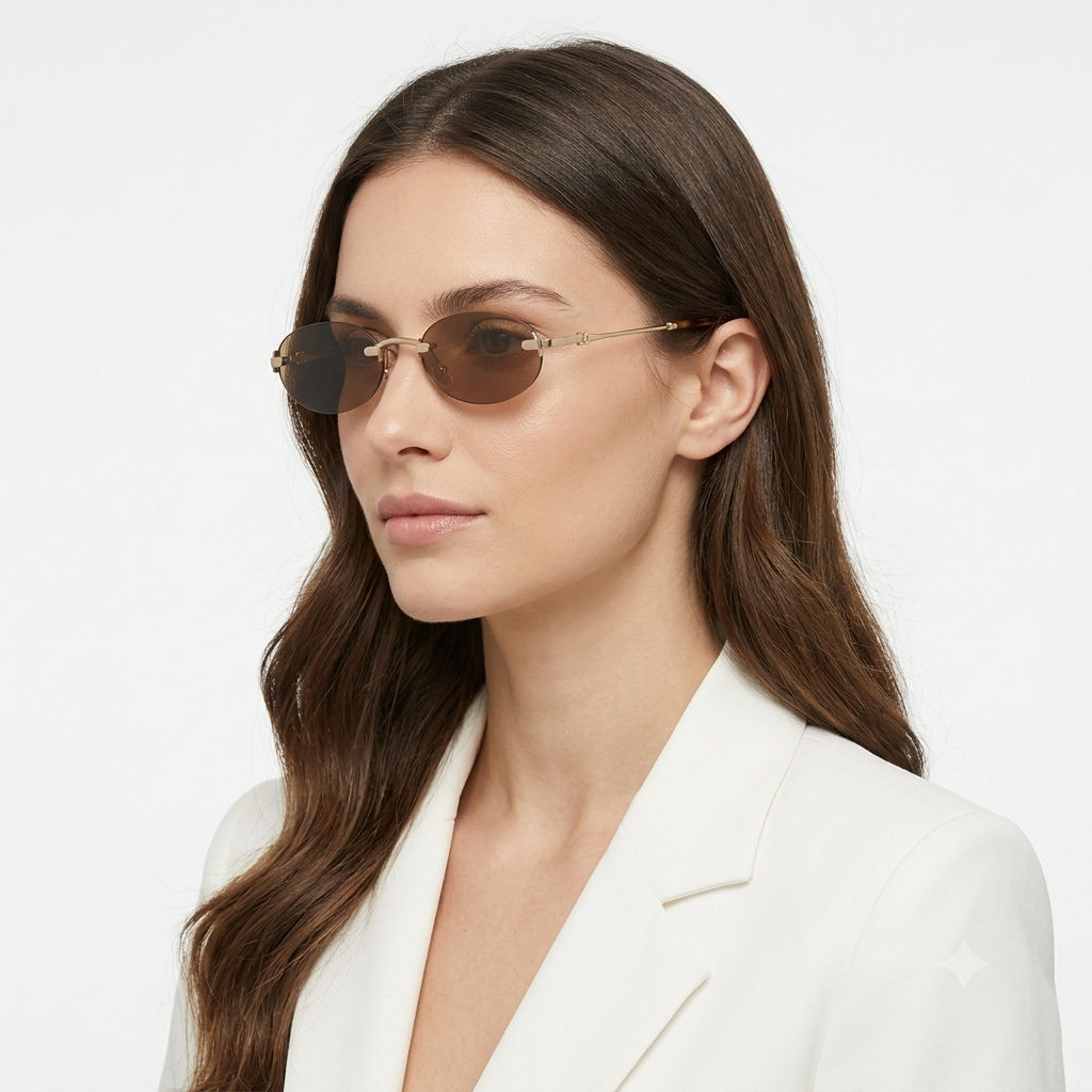 Colcci C0309 Dourado Fosco Marrom - Sol - 56 mm