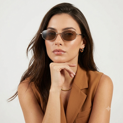 Colcci C0304 Dourado Brilho Marrom - Sol - 55 mm
