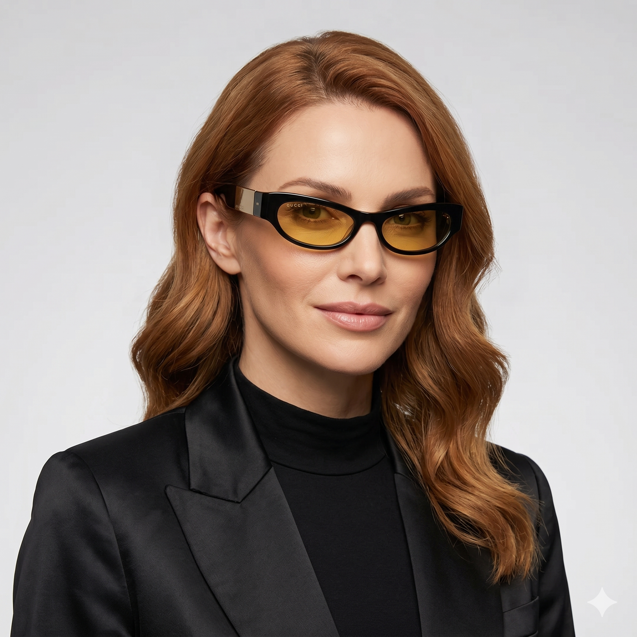 Gucci GG1635S 001 Preto e Branco - Sol - 53 mm