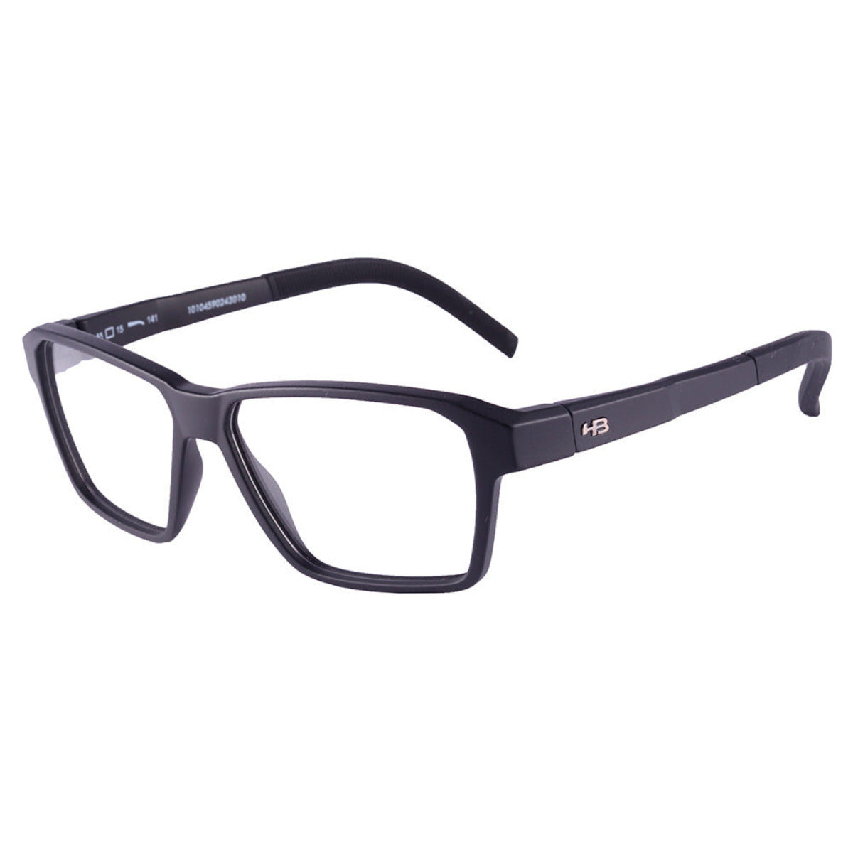 HB 0459 Retangular Matte Black -Grau - TAM 55 mm