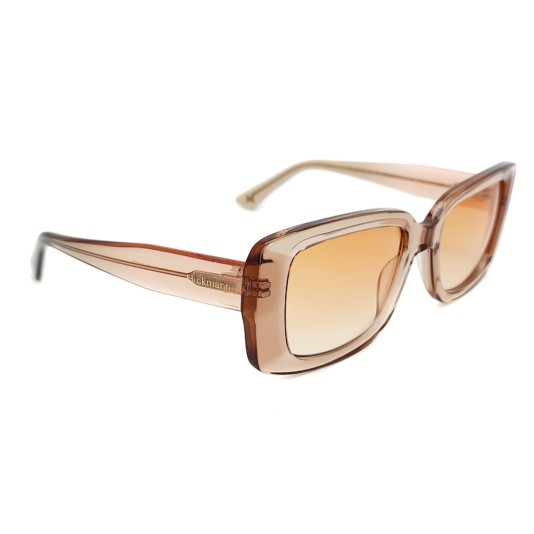 Hickmann Lavanda 1 HI90026 G03 Marrom Translucido Laranja Degradê - Sol -  52 mm