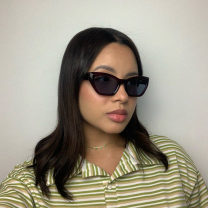 Evoke EVK 42 C02 Vinho Translúcido Azul - Sol - 52 mm