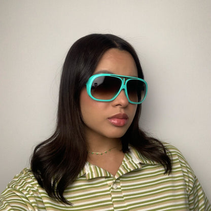 Evoke EVK 01 Green Gold / Brown Degradê - Lente 6,0 cm  - Sol