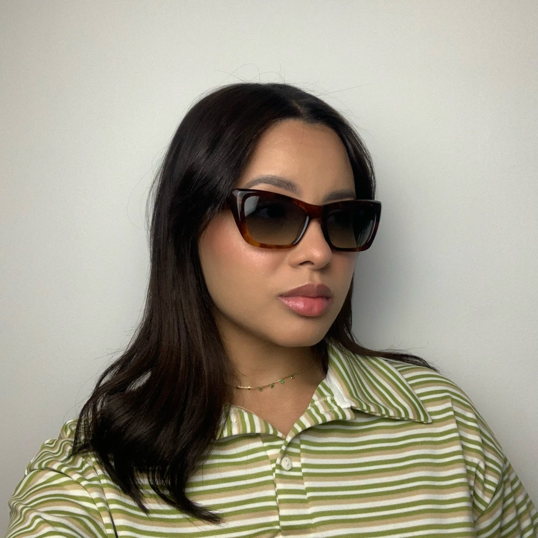 Evoke EVK 44 G21 Marrom Mesclado Verde G-15 Degradê - Sol - 53 mm