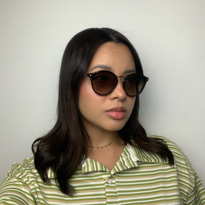 Hickmann HI9066 G24 Marrom Mesclado Marrom Espelhado - Sol - 61 mm