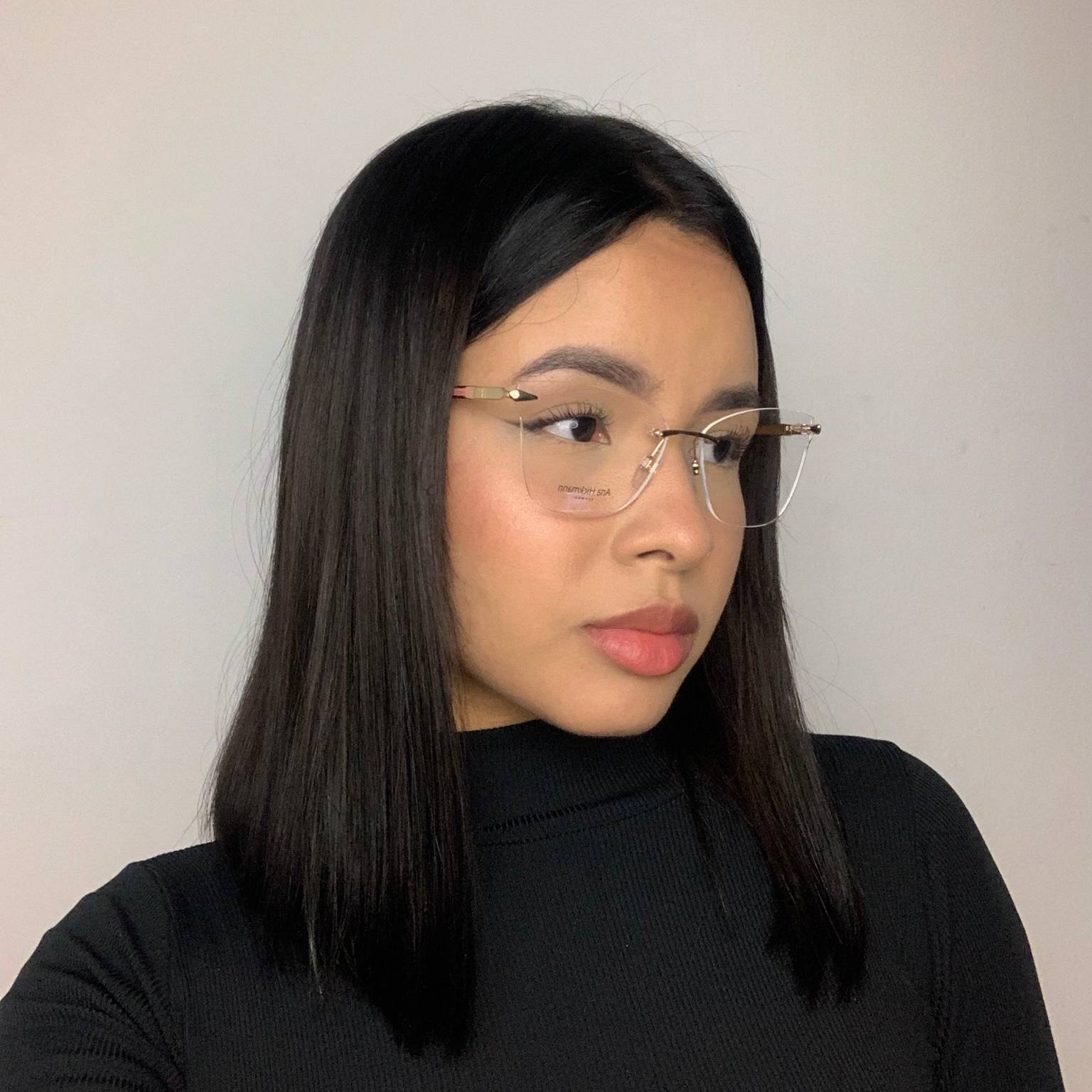 Ana Hickmann Mia 5 AH10063 04B Dourado - Grau - 58 mm