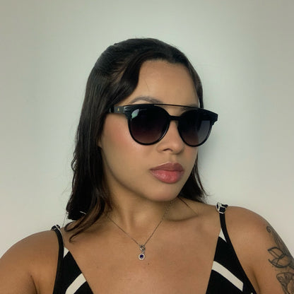 Atitude AT5371 A02 Preto Brilho Preto Degradê - Sol - 52 mm