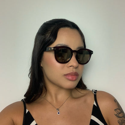 Atitude AT5366 T01 Marrom Translúcido Marrom Espelhado - Sol - 48 mm