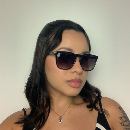 Atitude AT8220M A01 Preto Brilho Marrom Degradê - Sol - 54 mm