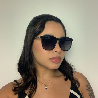 Atitude AT8112 A03 Preto Brilho Preto Degradê - Sol - 58 mm