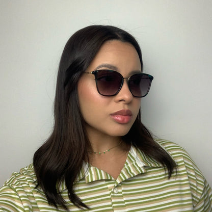 Evoke EVK RX41S E01 Azul Mesclado Preto Degradê - Sol - 53 mm