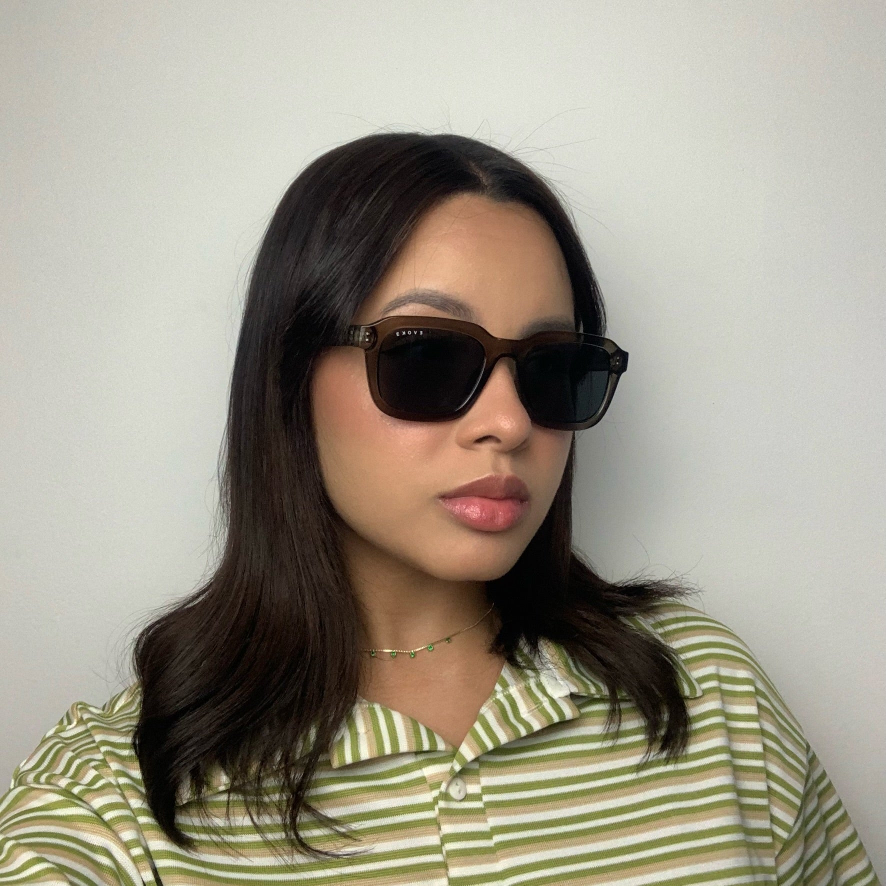 Evoke EVK 52 E02 Cinza Translúcido Preto - Sol 52 mm