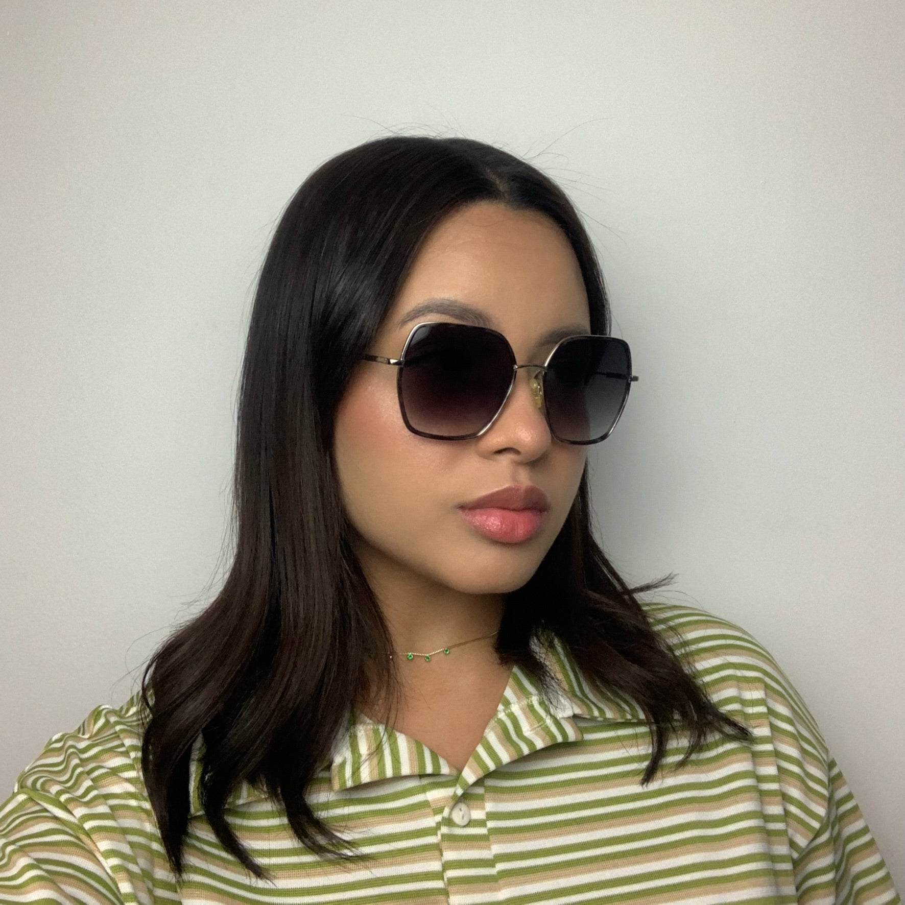 Evoke EVK RX132S G22 Roxo Mesclado Preto Degradê - Sol - 54 mm