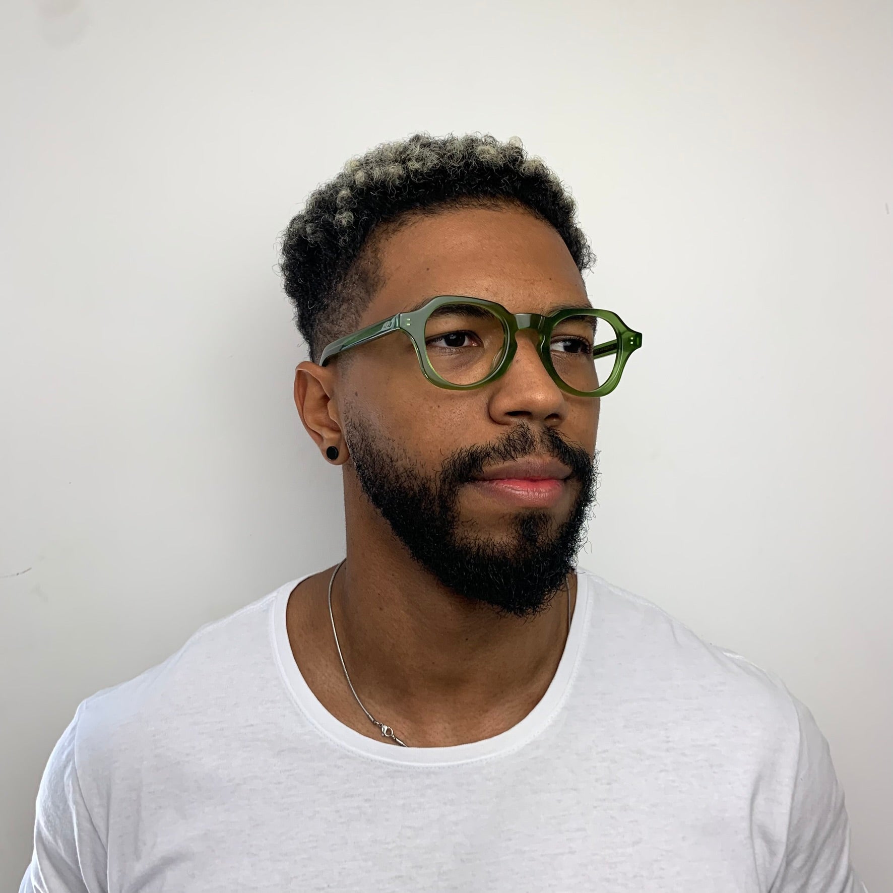 M'KENZY DJ9075 Verde Translúcido - Grau - 45 mm – Óculos Shop