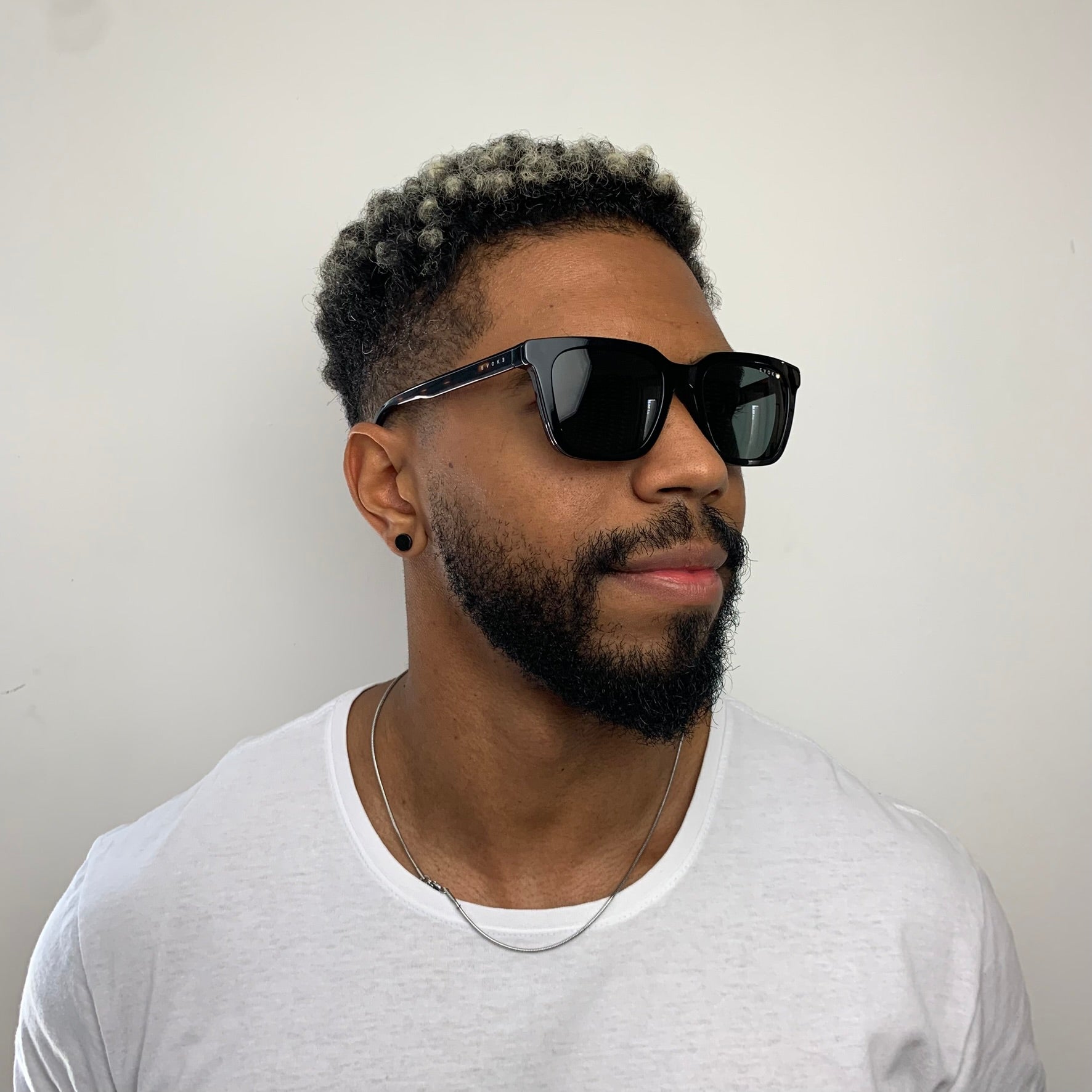 Evoke Clip on Square II G21 Marrom Mesclado - Grau - 52 mm