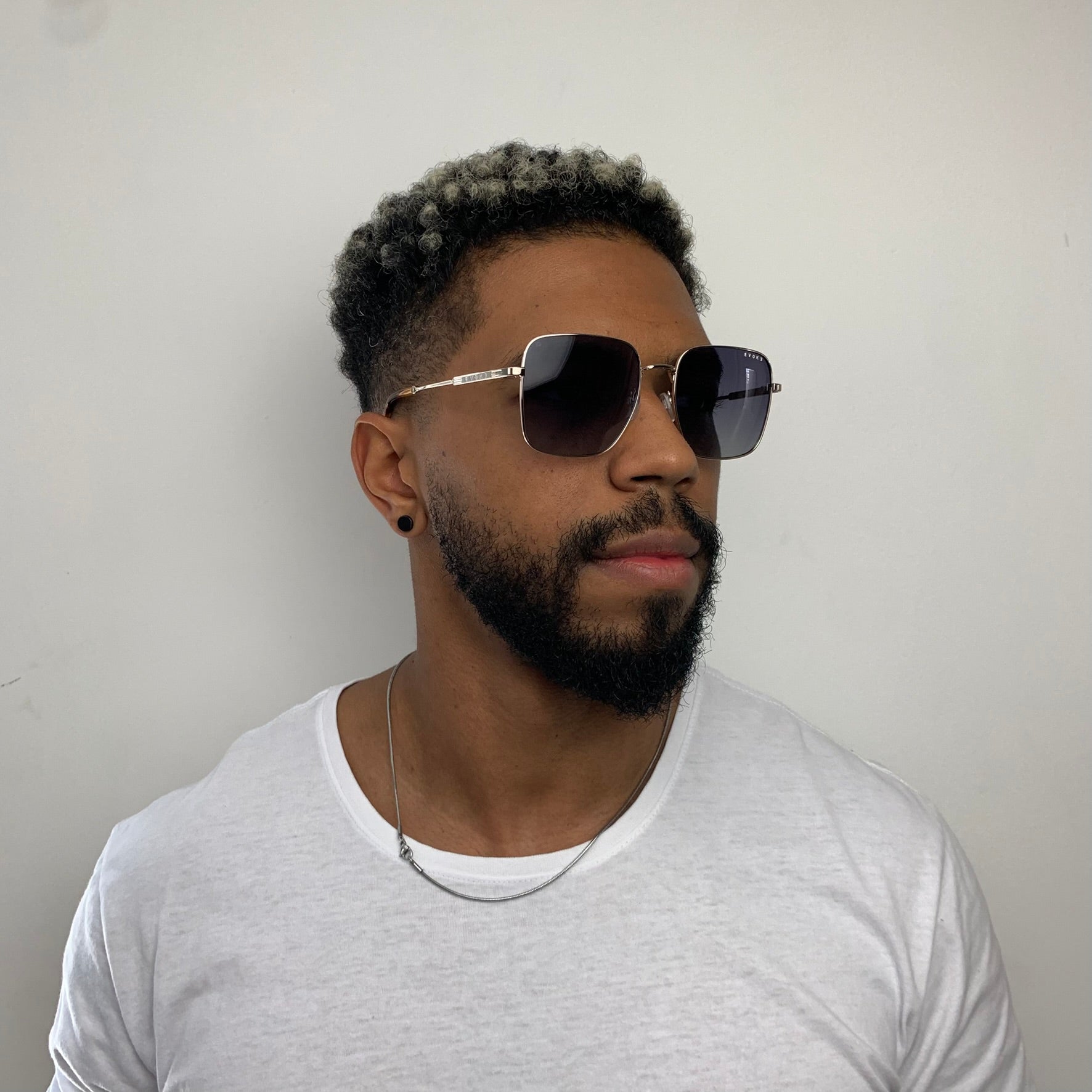 Evoke For You DS94 04AP Dourado Brilho Azul Degradê - Sol - 55 mm