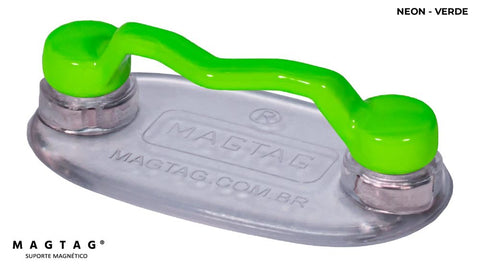 Magtag Suporte Magnético Sport Verde Neon