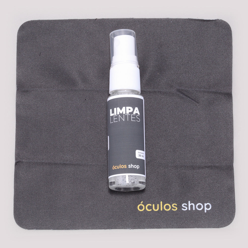 Kit de Limpeza (Limpa lentes + Microfibra)