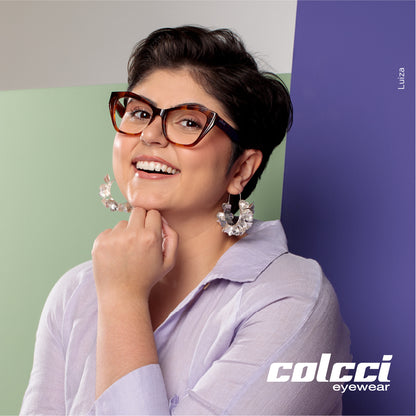 Colcci Luiza Terracota Brilho - Grau - 55 mm