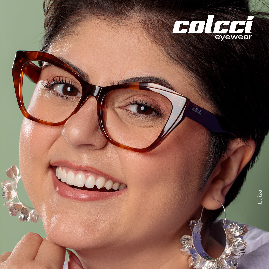 Colcci Luiza Terracota Brilho - Grau - 55 mm