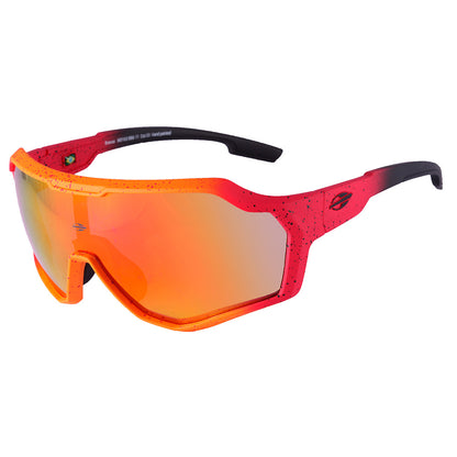 Mormaii Bravus Esportivo Laranja e Vermelho Fosco/ Vermelho Espelhado - Solar - TAM 155 mm