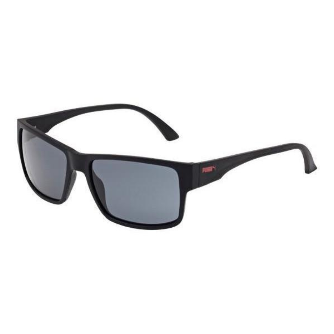 Puma PU0015S 001 Preto Fosco Preto - Lente 5,7 cm - Sol