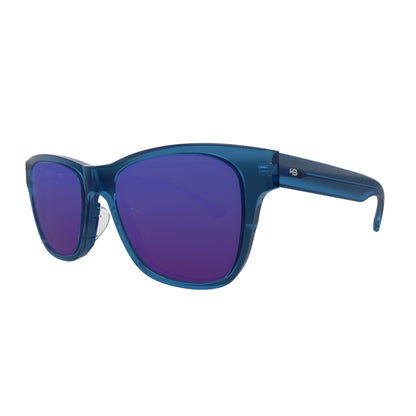 HB Sultan M. Naval Blue/ Blue Polarized Lente 5,3 cm  - Grau