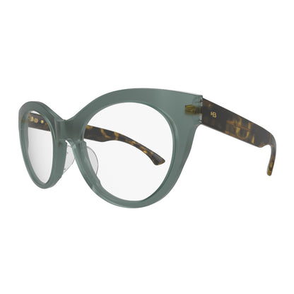 HB 0485 M. Green Classical Havana Lente 4,9 cm  - Grau