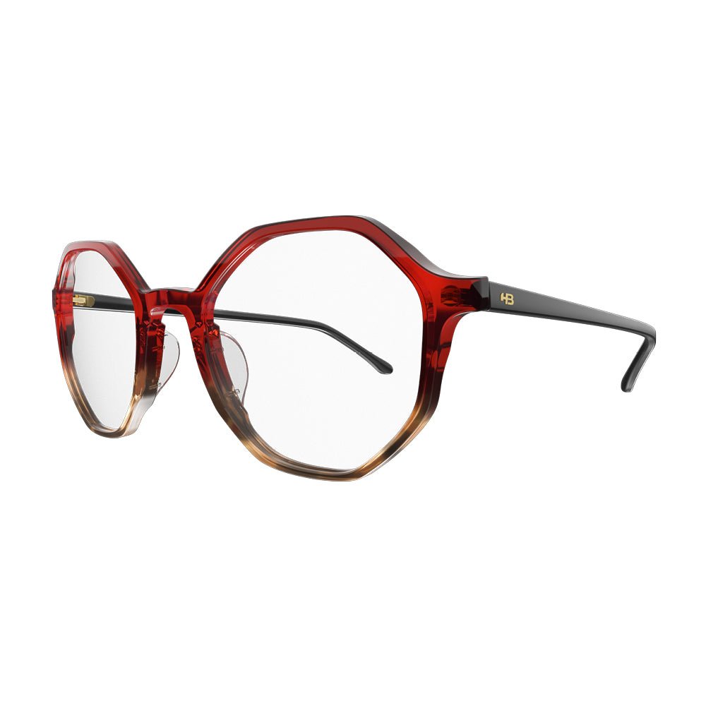 HB 0488 G. Red N. Turtoise Lente 4,9 cm - Grau– Oculos Shop