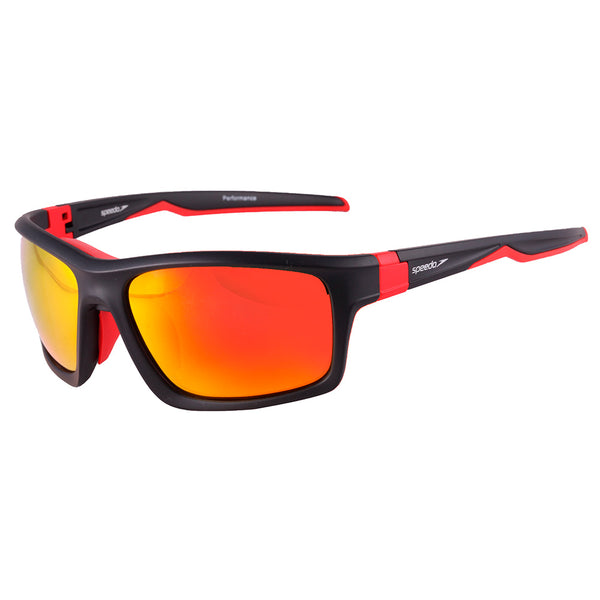 Speedo Speeder 4 A11 Preto e Vermelho/ Laranja Espelhado - Sol