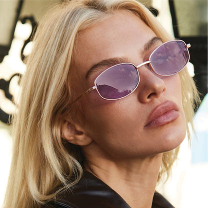 Colcci C0304 Rosê Brilho Roxo - Sol - 55 mm