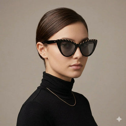 Stella Mccartney SC0163S 001 Preto Brilho Preto - Sol - 52 mm