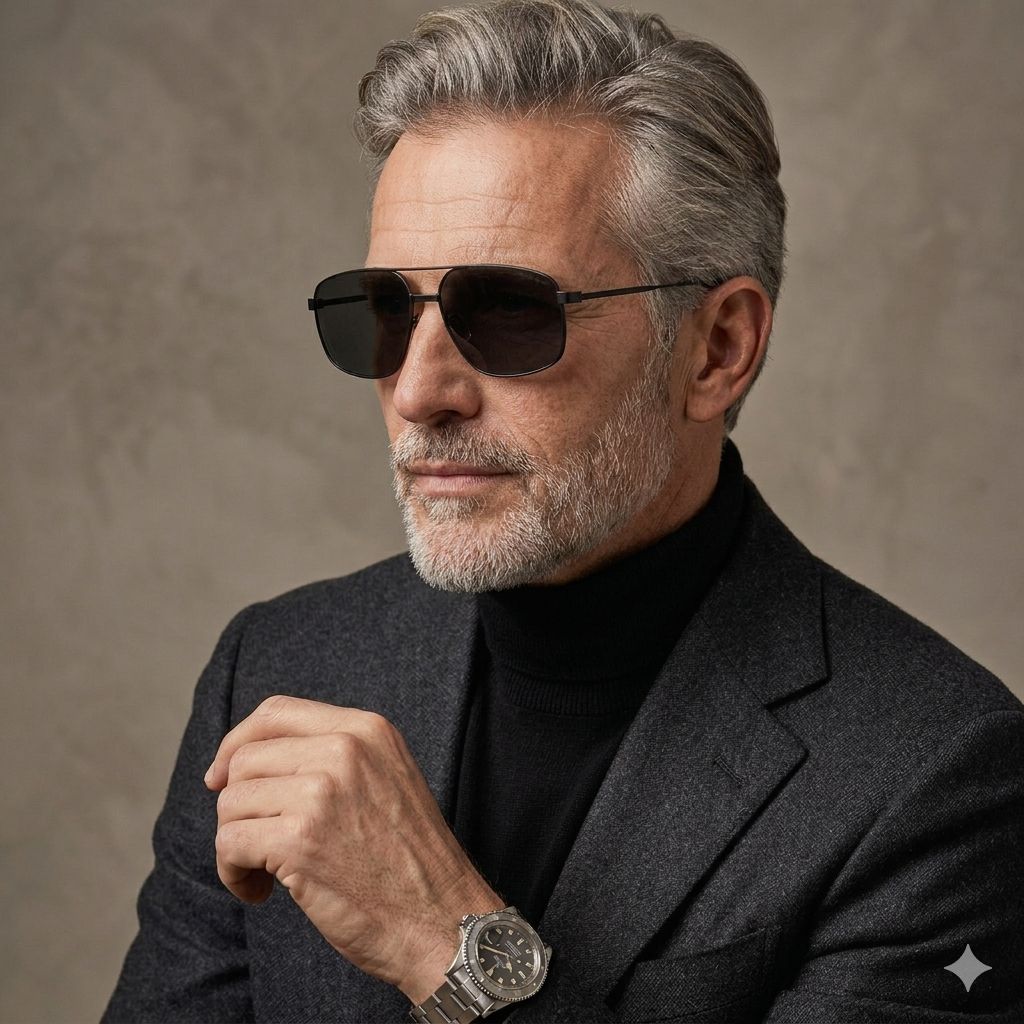 Dunhill DU0004S 002 Preto Fosco Preto - Sol - 60 mm