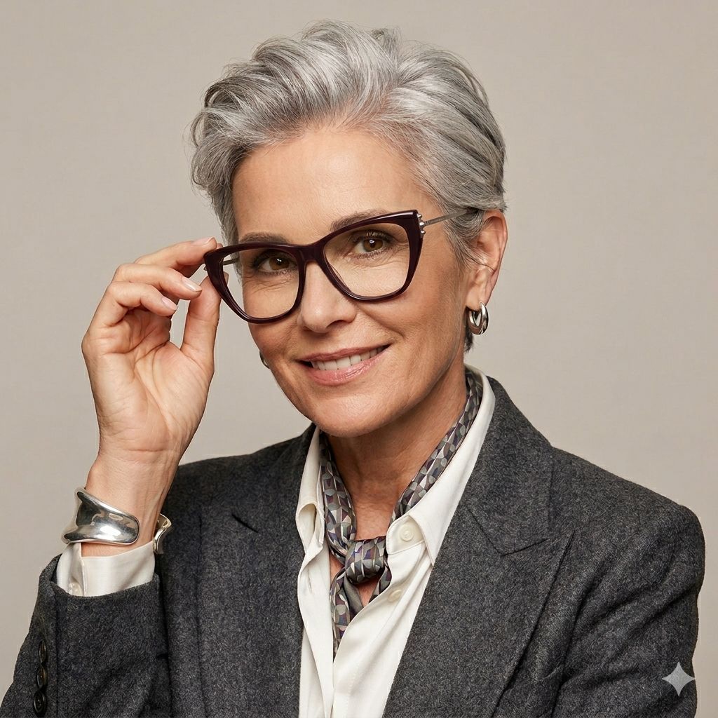 Alexander McQueen AM0341O 003 Roxo Brilho - Grau - 55 mm