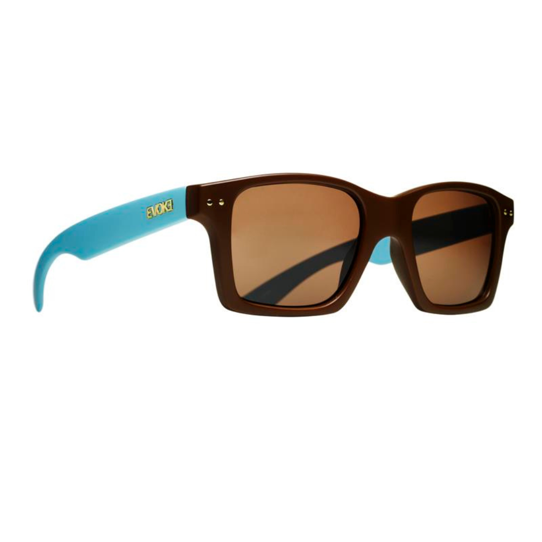 Evoke Trigger Marrom e Azul Fosco Marrom - Sol - 47 mm