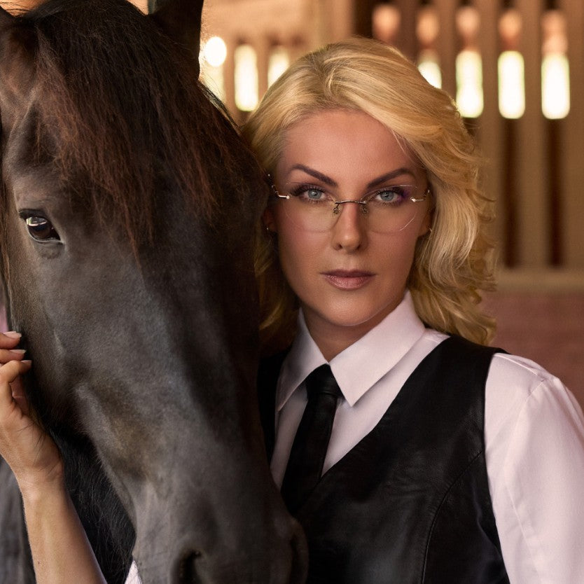 Ana Hickmann Rafa 1 05A Dourado - Grau - 53 mm