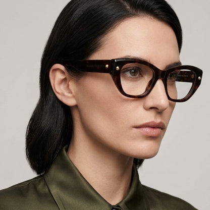 Alexander McQueen AM0410O 002 Marrom Mesclado - Grau - 52 mm