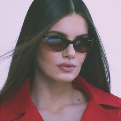 Colcci Charlotte Sun Marrom Translúcido Marrom Degradê - Sol - 53 mm