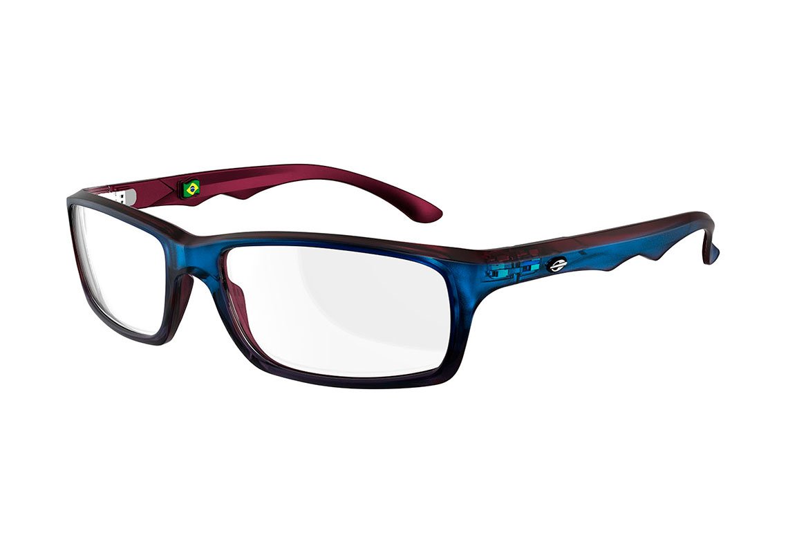 Mormaii Viper Azul E Vinho Degradê Brilho Lente 5,0 Cm