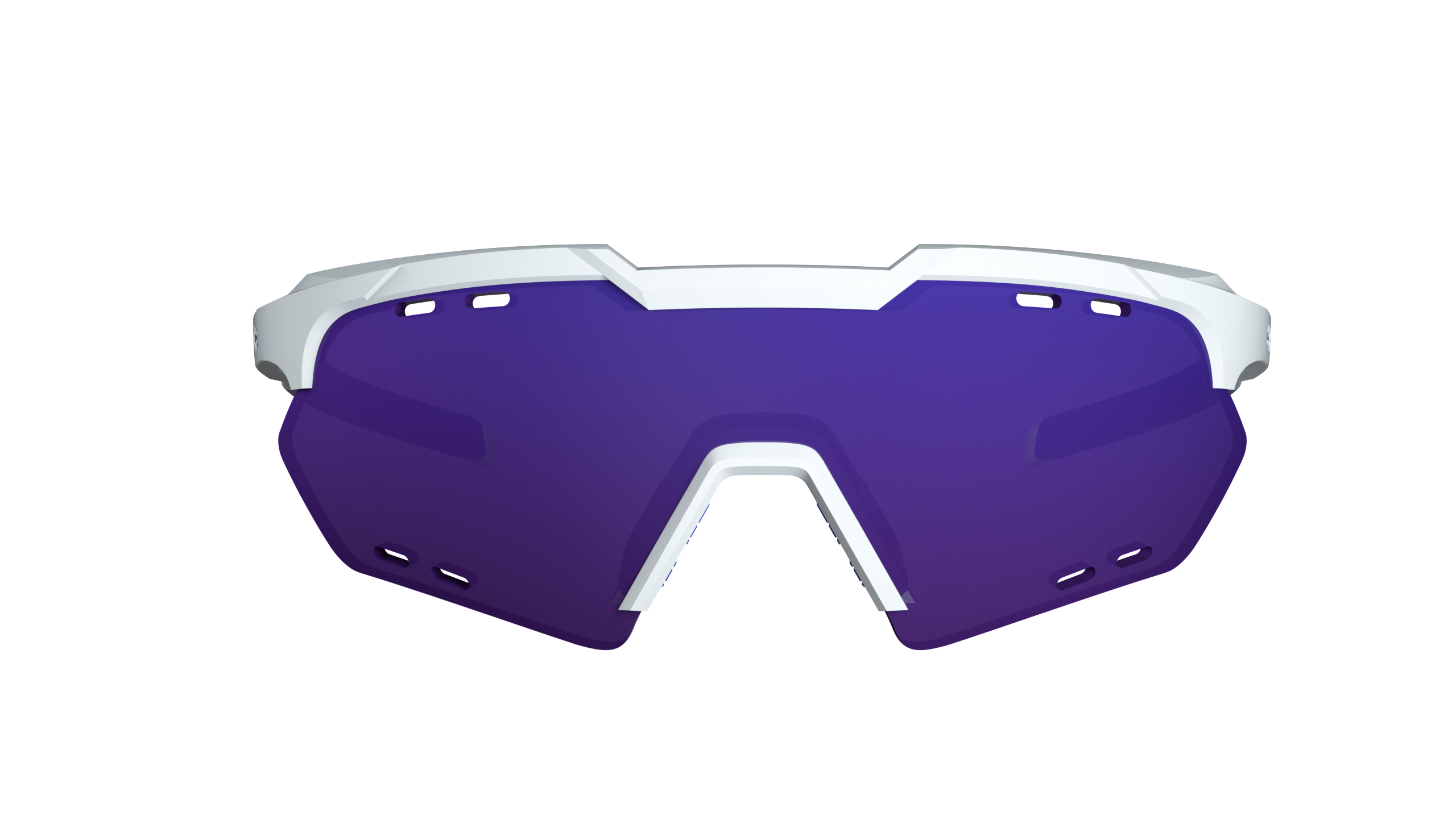 HB Shield Compact Road Pearled White / Multi Purple Unico