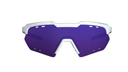 HB Shield Compact Road Pearled White / Multi Purple Unico