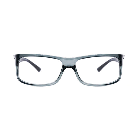 Óculos de Grau Mormaii Vibe Cinza Translúcido e Preto Brilho - Lente 5,4 cm