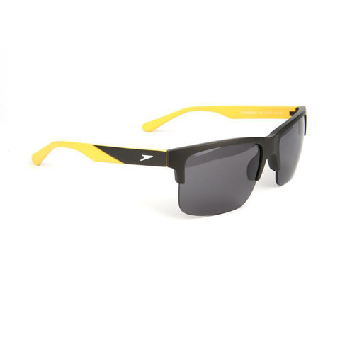 Óculos de Sol Speedo Trinidad D02 Preto e Amarelo Fosco / Preto - Lente 5,8 cm