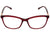 Óculos de Grau Bulget Bg 6288 T01 Vermelho Translúcido E Vermelho Mesclado Brilho - Lente 5,4 Cm