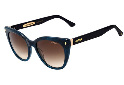 Óculos de Sol Colcci C0125 Azul Mesclado Brilho/ Marrom Degradê