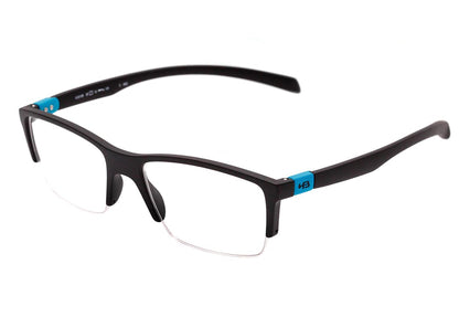 Óculos de Grau HB Polytech M 93155 Matte Black D. Light Blue - 55 mm