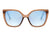 Óculos de Sol Atitude At 5406 A01 Preto E Dourado Brilho/ Cinza Degradê Lente 5,7 Cm
